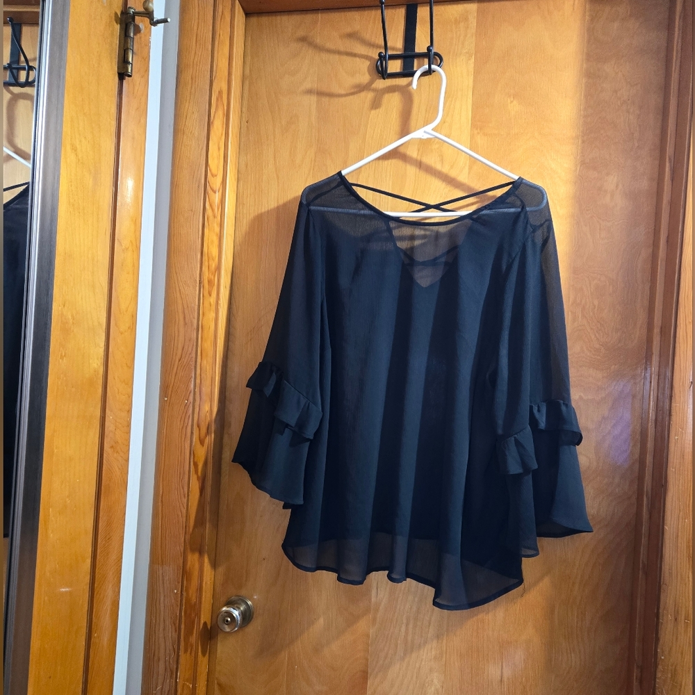 Black Torrid blouse, size 2